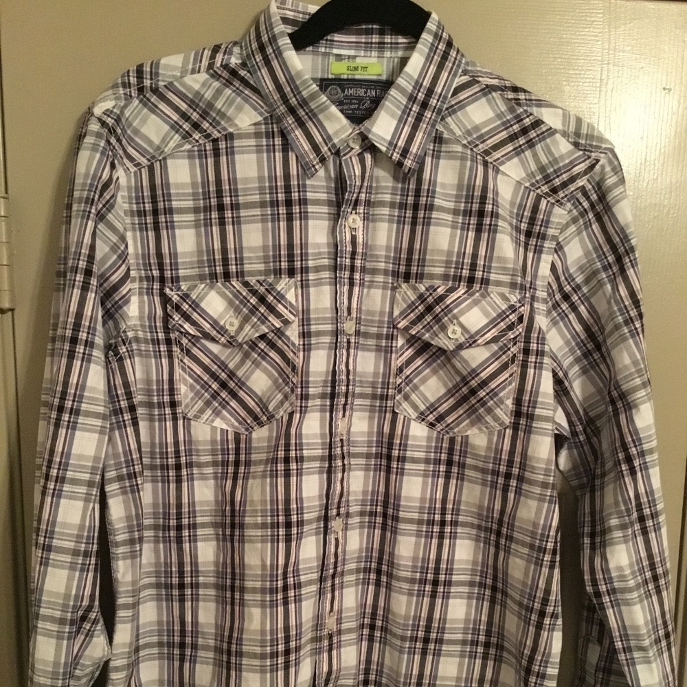 American Rag Casual Long Sleeve Shirt